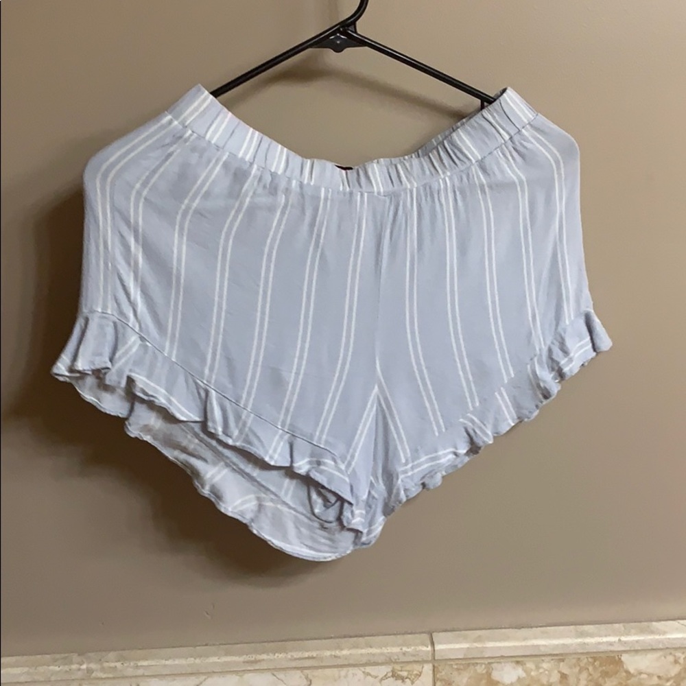 Kendall & Kylie striped shorts